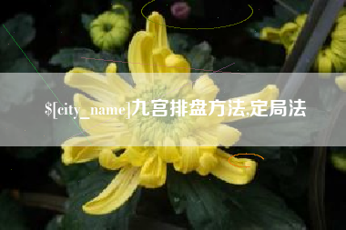 张掖九宫排盘方法,定局法