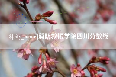 张掖消防救援学院四川分数线