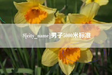 张掖男子5000米标准
