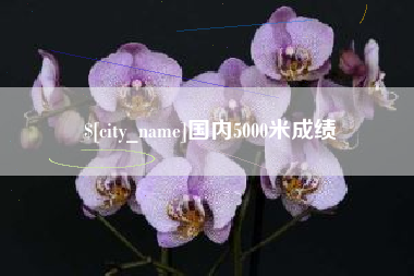 张掖国内5000米成绩