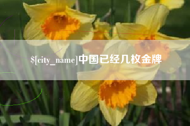 张掖中国已经几枚金牌