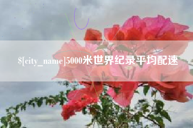 张掖5000米世界纪录平均配速