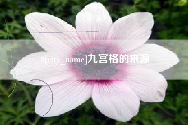 张掖九宫格的来源