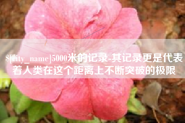 张掖5000米的记录-其记录更是代表着人类在这个距离上不断突破的极限