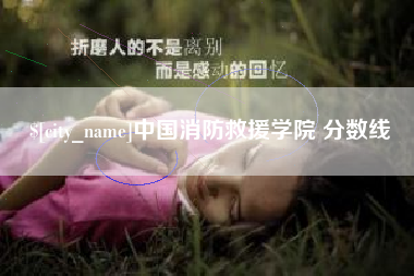 张掖中国消防救援学院 分数线
