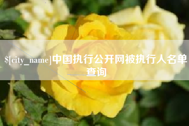 张掖中国执行公开网被执行人名单查询