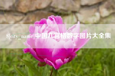 张掖中国九宫格数字图片大全集