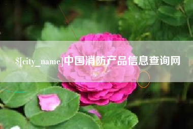 张掖中国消防产品信息查询网