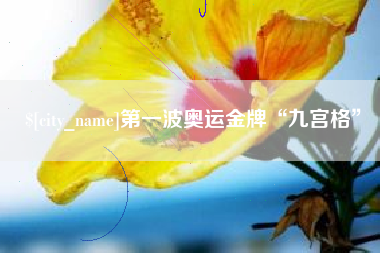 张掖第一波奥运金牌“九宫格”