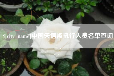 张掖中国失信被执行人员名单查询