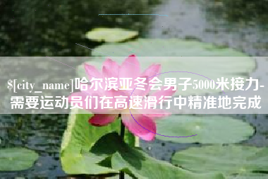 张掖哈尔滨亚冬会男子5000米接力-需要运动员们在高速滑行中精准地完成