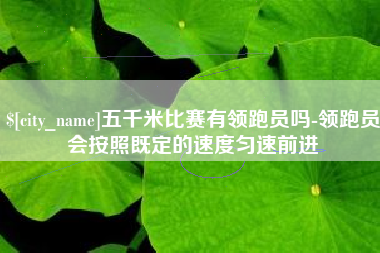 张掖五千米比赛有领跑员吗-领跑员会按照既定的速度匀速前进