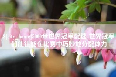 张掖5000米世界冠军配速-世界冠军们往往能在比赛中巧妙地分配体力