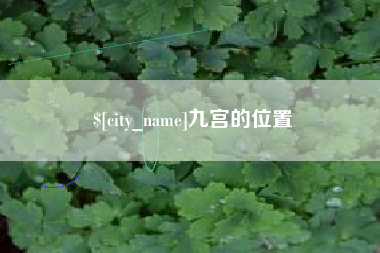 张掖九宫的位置