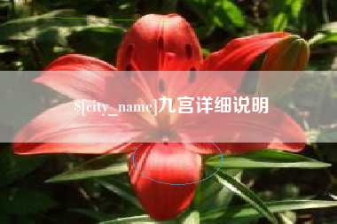 张掖九宫详细说明