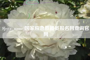 张掖国家应急救援员报名网查询官网