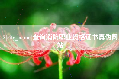 张掖查询消防职业资格证书真伪网站