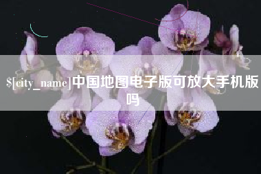 张掖中国地图电子版可放大手机版吗